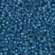 Miyuki rocailles Perlen 11/0 - Dyed denim blue silver lined alabaster 11-648